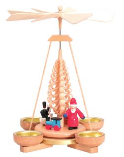 Pyramide Spielzeug , für Teelichter Handarbeit NEU 10085/683/3