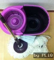 Spin Wischmop Mop mit Auswaschfunktion und Schleuderfunktion Hand und