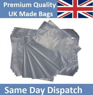 50 17 x 24 Grey Mailing Postage Poly Plastic Bags