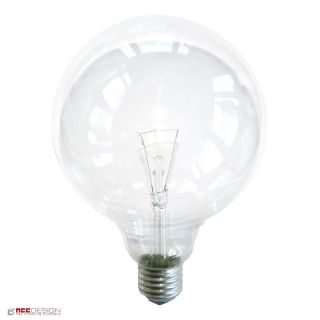 Radium Globe Glühbirne 60W E27 KLAR G120 120mm Globelampe