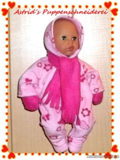Puppenkleidung für 36 cm z. B. my first Baby Annabell SCHNEEANZUG Nr
