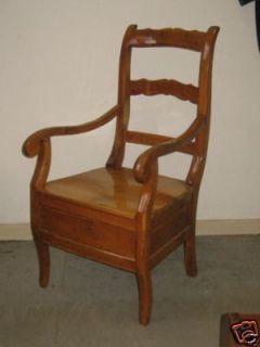 schöner alter Biedermeier Sessel, Kirschbaum   687