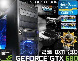 Intel I7 3770 K @ 4x4.600 Mhz Nvidia Geforce GTX 680 USB 3.0 Gaming OC