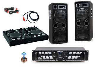 PA SET Verstärker Lautsprecher MIDI Controller DJ 693