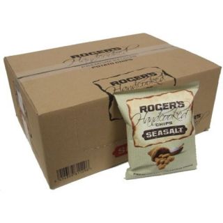 18,74EUR/1kg) Rogers Handcooked Premium Chips Seasalt, 20 x 40g