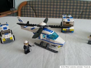 Lego City Polizei riesen Set Hubschrauber Auto ect. 7741 , 7235 , 7236