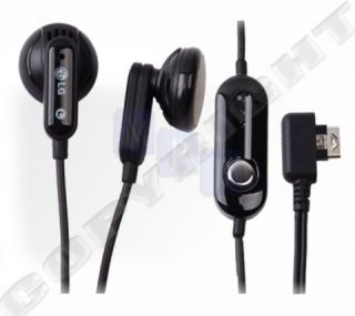Original LG SGEY5529 Stereo Headset / Kopfhörer   Black Edition