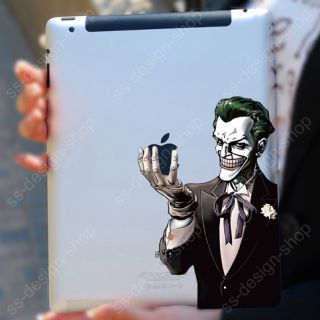 The Joker Batman Decal Gadget Tablet Sticker Skin for Mac Apple iPad 1