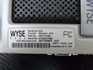 New Wyse Winterm S10 SX0 Thin Client Terminal AMD Geode