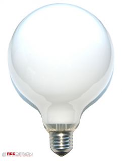 Globe Glühbirne Glühlampe 60W 60 Watt E27 OPAL G120 120mm
