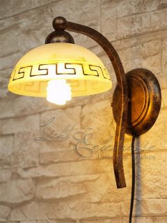 Rustikale Wandleuchte im Landhausstil von MASSIVE Wandlampe Lampe