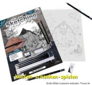 Sketching   Skizzieren   Malen mit Bleistift   nostagische Scheune