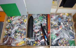 RIESIGE LEGO SAMMLUNG ca.50 KG netto Starwars,City,Space Police,Dino