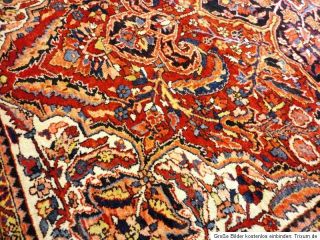 Antiker alter Heriz 361x251 cm Orientteppich Teppich carpet Tapetto