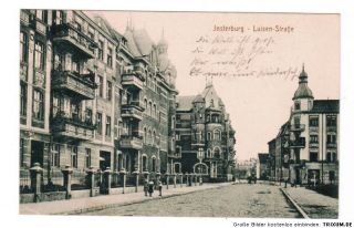 AK Insterburg Ostpreußen Luisen Straße gel. 1914