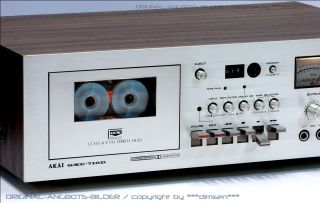 AKAI GXC 710D Vintage Cassetten Tape Deck TOP Gewartet + 12 Monate