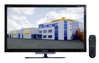 Sharp LC 40 LE 732 E Schwarz 3D LED TV DVB T/S/C EEKA+ °NEU°