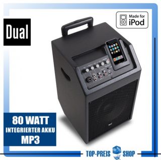 Portables Soundsystem PA Lautsprecher Dual iDB2 iPOD