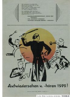 Programm 20 Jahre Schalkauer Karneval Schalkau 1974