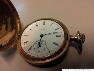 ELGIN NATL. WATCH CO. vergoldete Taschenuhr Uhr Clock vergoldet Herren