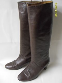 80er Vintage Leder Langschaft Stiefel Boots 38 5 Boho 80s Bottes