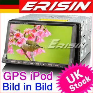 ES728DE 7 2 Din HD Touch Screen Autoradio Car DVD Player GPS