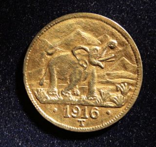 15 Rupien DOA 1916 T,J. 728a, traumhafte Erhaltung, sehr selten, Gold