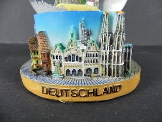 SCHNEEKUGEL Kaiserslautern Pfalz,10 cm,mit Germany Sockel,Deutschland