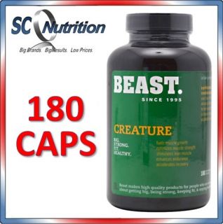 BEAST SPORTS NUTRITION CREATURE   180 CAPS   CREAPURE CREATINE