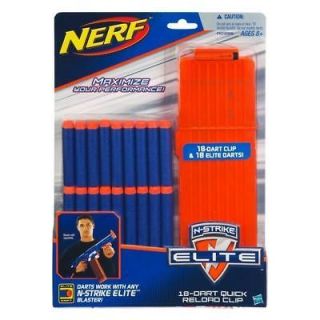 NERF N STRIKE ELITE 18 Dart Quick Reload Clip Hasbro A0356 18 Dart