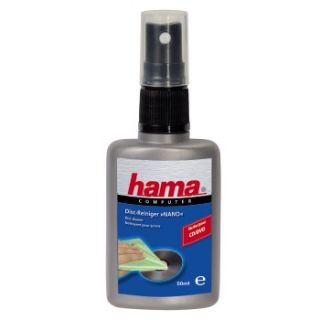Hama Nano Disc Reinigungs Set Reiniger + Tuch für CD DVD Blu Ray CD