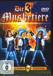 Die Drei (3) Musketiere,Abenteuer Trickfilm,DVD Neu