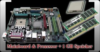 3000+ CPU + 1 GB RAM + KÜHLER AMD SOCKEL 754 GRAFIK LAN AGP 8x