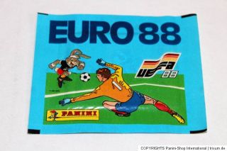 Panini EM EC Euro 88 1988 – 1 x TÜTE PACKET BUSTINA SOBRE POCHETTE