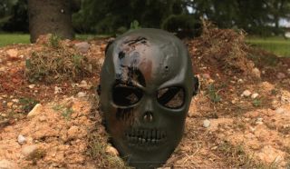 Militär Paintball Softair Schädel Totenkopf Schutz Maske