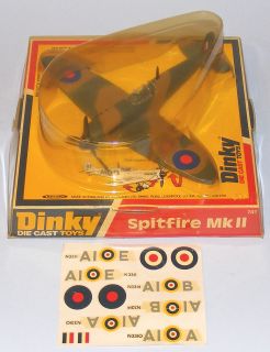 Dinky Toys #741 Supermarine Spitfire MkII NEAR