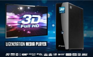 2000 GB FANTEC 3DFHDL Media Player 3D Full HD, HDMI1.4, USB3.0, Gbit