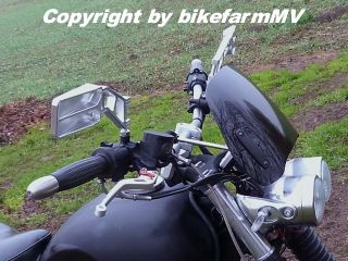ABE Superbike Lenker 865 x 22 Streetbar Lowrise silber Motorrad