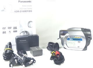 DVD Camcorder PANASONIC VDR D160 TOP Zust. + Zubehörpaket