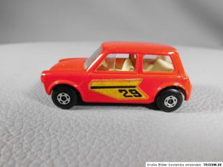Racing Mini Cooper Matchbox Modell Serie Superfast 1 75 29 Modellauto