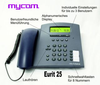 swissvoice Eurit 25 ISDN Telefon Haustelefon Schnurtelefon Neu OVP TOP