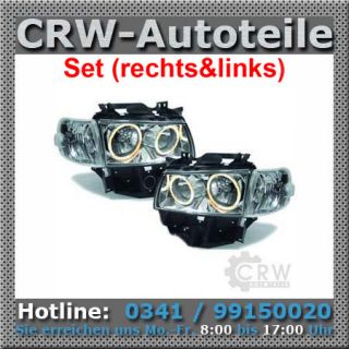 Scheinwerfer Set VW T4 Bus Caravelle Multivan 97 03 klarglas/chrom