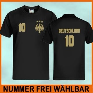 Shirt + WUNSCHNUMMER Fussball Trikot Style Germany S 3XL 10 780