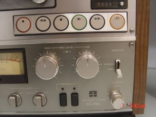 Profi Tonbandmaschine SONY TC 765 Silver , Top Zustand