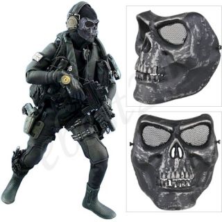 Paintball Softair Militär Voll / Halb Schutz Maske Totenkopf Schädel