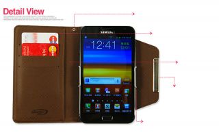 Samsung Galaxy Note GT N7000 i9220 Neo Diary Card Wallet TASCHE Hüll