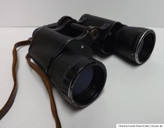 Fernglas Hunter Binocular 7x50 329690 Sammler Lederköcher Alt Antik