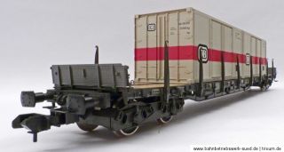 Märklin 5877; Spur 1; Containerwagen; mit Ovp; Top
