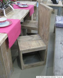 Gartentisch Holz Esstisch Bauholz Tisch geoelt Herstellung jede