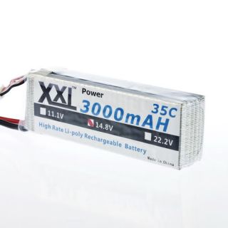 14.8V 3000mAh 4S 35C Max 40C RC LiPo Li Poly Battery AKKU For